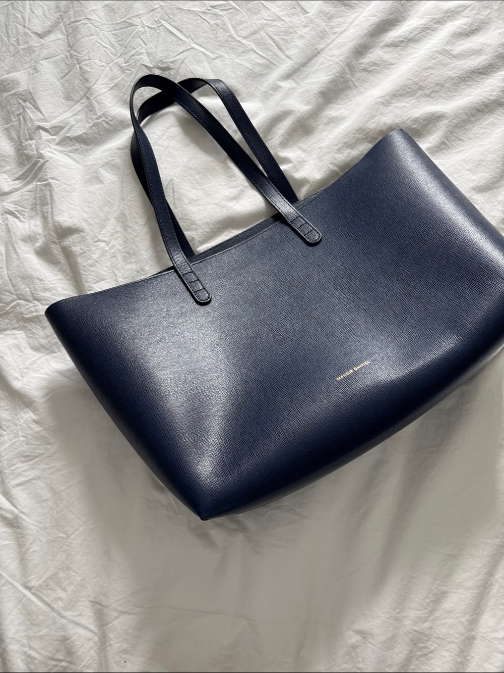 Mansur Gavriel sm zipper tote navy